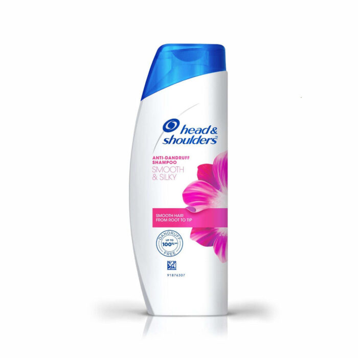 Head & Shoulder Smooth and Silky, Anti Dandruff Shampoo180 ml - Image 1