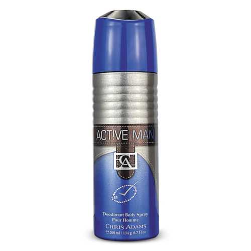 Chris Adams Deodorant Body Spray - Active Man 200ml