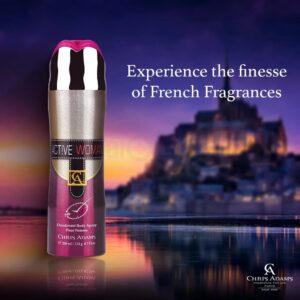 Chris Adams Active Woman Deodorant Body Spray 200ml - Image 5