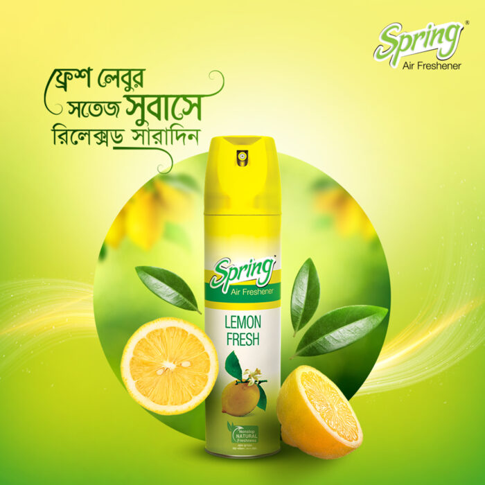 Spring Air Freshener Lemon Fresh 300ml - Image 3