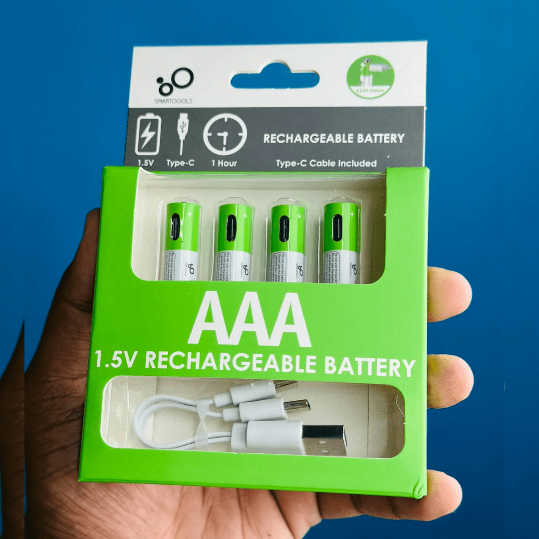 SmarToools-RB40-AAA-1.5V-750-mWh-Rechargeable-Battery-1.png SmarToools RB40 AAA 1.5V 750 mWh Rechargeable Battery - Image 1