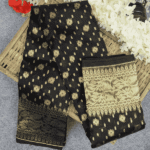 Half Silk Jamdani Saree (Multiple Colors Available) - Image 2