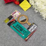 Premium Silk Katan Saree Combo Set - Lavender - Image 4