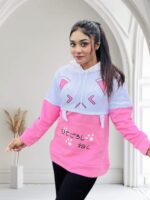 Ladies hoodie Fleece fabric