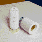 E27 Smart Lamp Holder with Wireless Remote & Timer